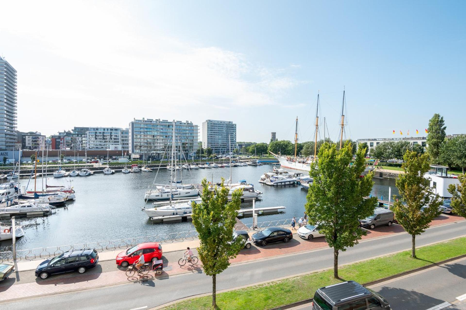 View Of The Yacht Port Apartment Ostend