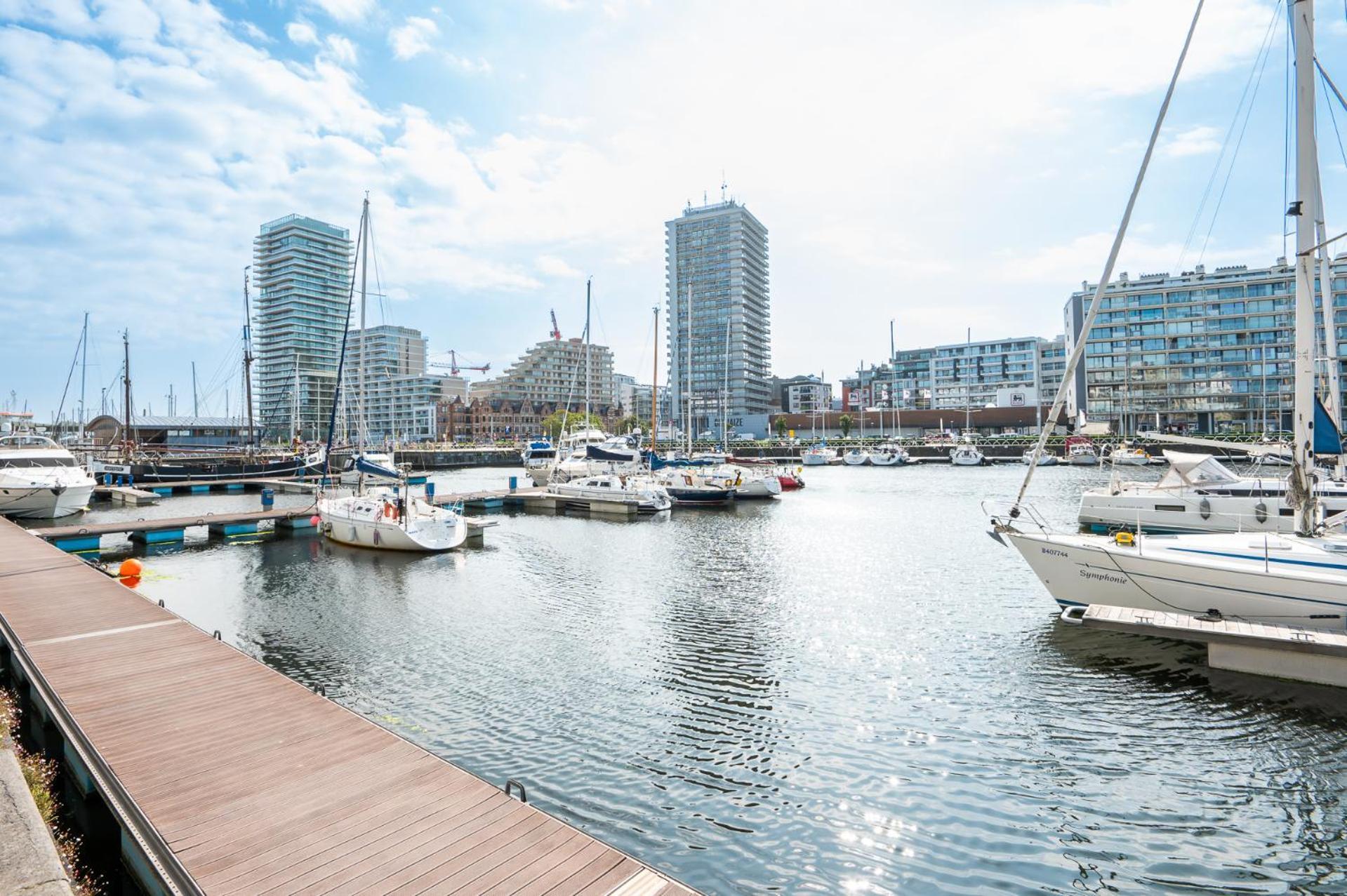 View Of The Yacht Port Ostende